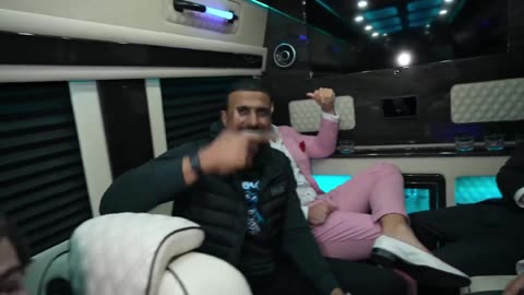 Tristan Tate, Clavicular, Nick Fuentes, Myron Gaines & Sneako Party in Bus to HH by Ye 😱🚐🔥