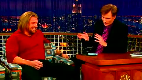 Triple H's interview on Conan O'Brien. December 15th, 2004 HD