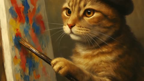 "Endless Cat Drawing Loop 🎨🐱 | So Satisfying!"