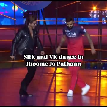 Tow legend in one Frame SRK and Vk in IPL 18 Opening ceremony