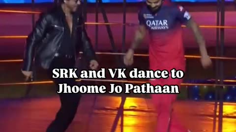 Tow legend in one Frame SRK and Vk in IPL 18 Opening ceremony