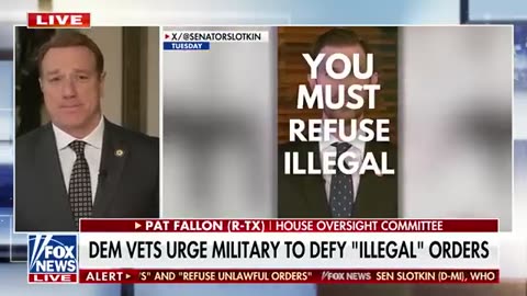 TRUMP DERANGEMENT SYNDROME__ Dems urge military to refuse 'illegal' orders