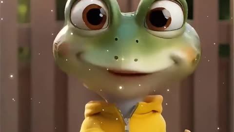 Cute frogs dance with the El Baile del Sapito song