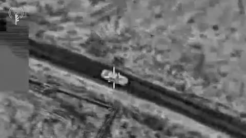 The IDF releases a video it says shows airstrikes on Iranian soldiers who were