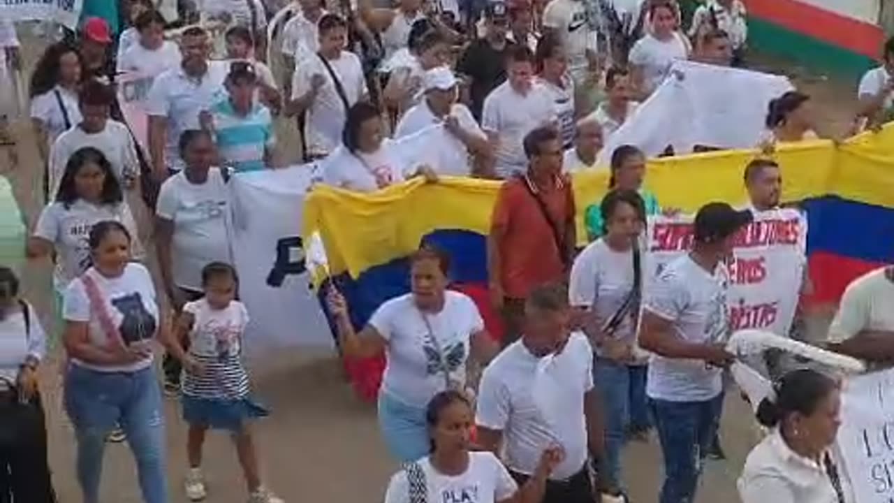 Marcha por la paz en Arenal del Sur