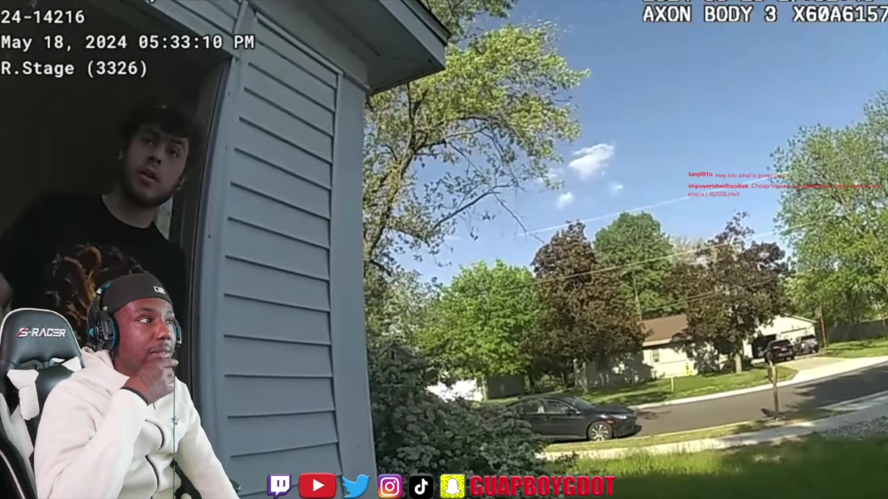 HE TOOK 12 ON THE CHASE BUT SNITCHED ON HIMSELF!