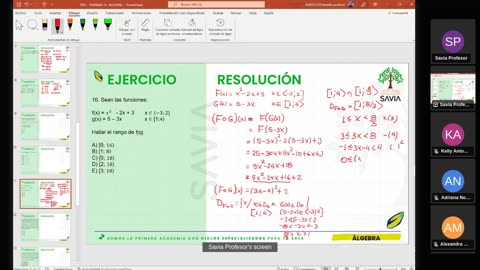 SAVIA SEMIANUAL 2024 | Semana 14 | Álgebra