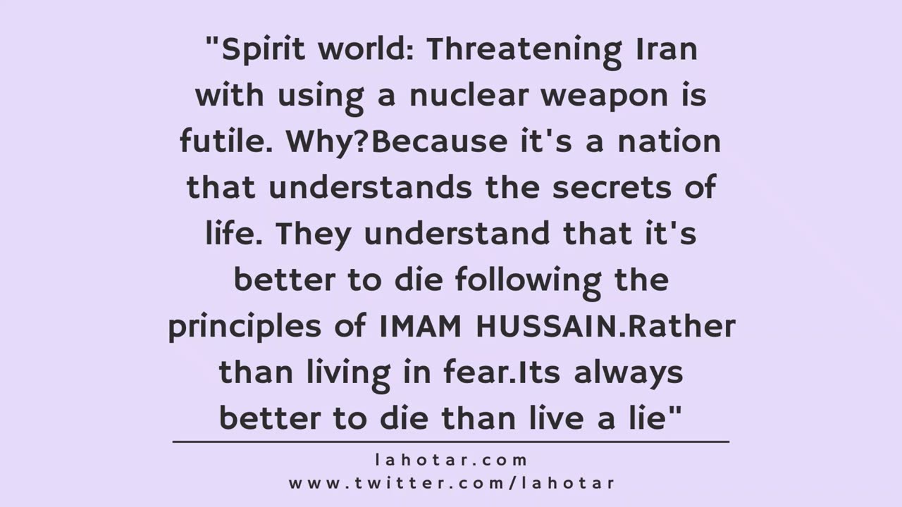 Lahotar Quote - 21 June 2025