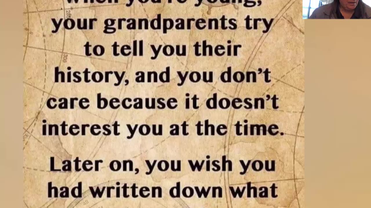 Gab Journals - History GrandParents - Generations - So Important - 5-9-25