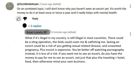 A bunch of Yahoos asking me to see an escort.