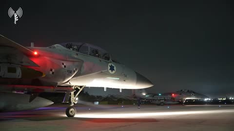 Israeli F15s, F16s, and F35s Preparing to Hit Targets in Iran
