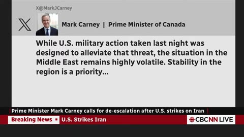 U.S. officials hold news conference following attack on Iranian nuclear sites