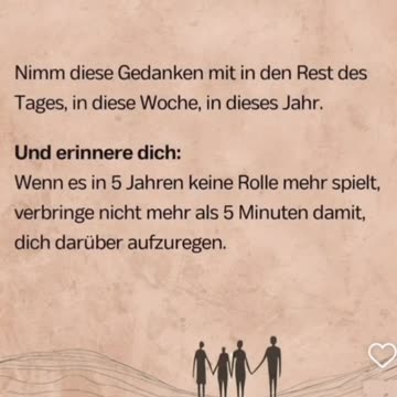 In 100 Jahre nimm dir 75 sec. ZEIT