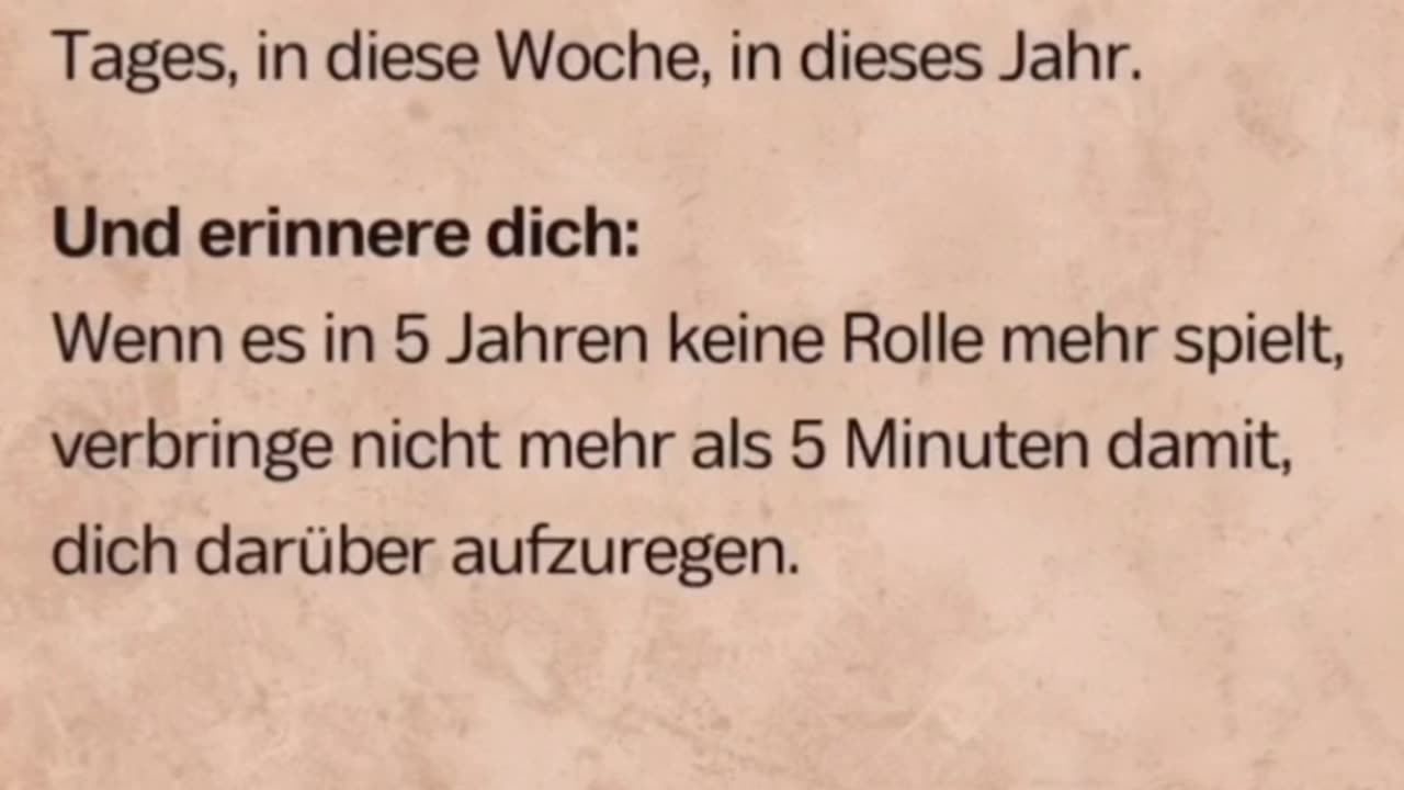 In 100 Jahre nimm dir 75 sec. ZEIT