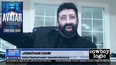 JONATHAN CAHN TALKS ABOUT HIS NEW BOOK, “AVATAR”