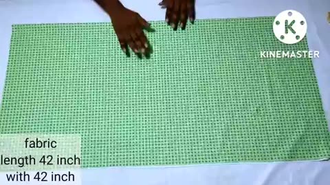 Baby frock cutting and stitching