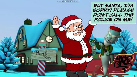 Vincent Van Gore Vandalizes Santa's Sleigh/Arrested