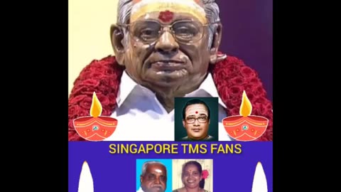 M. S. VISWANATHAN LEGEND SINGAPORE TMS FANS. M.THIRAVIDA SELVAN VOL 11