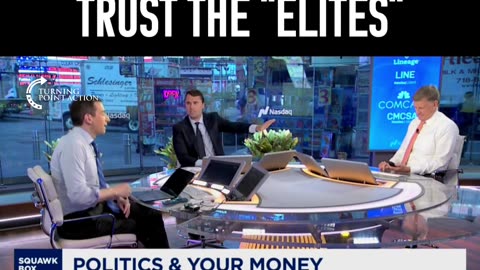 Charlie on CNBC dropping red pills MSNBC next?