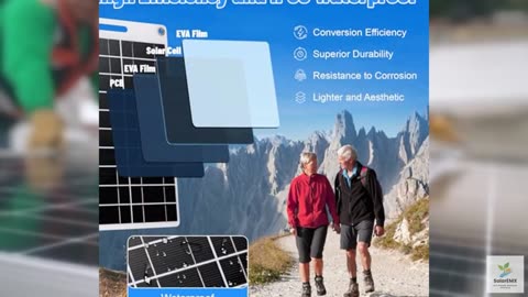 Solar Panel with Dual USB Port 13W 5V, Small Polycrystalline Silicon Solar Cell