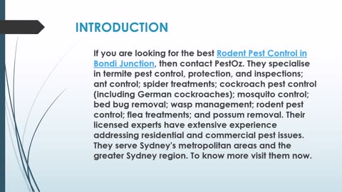 The best Cockroach Pest control in Bondi Junction