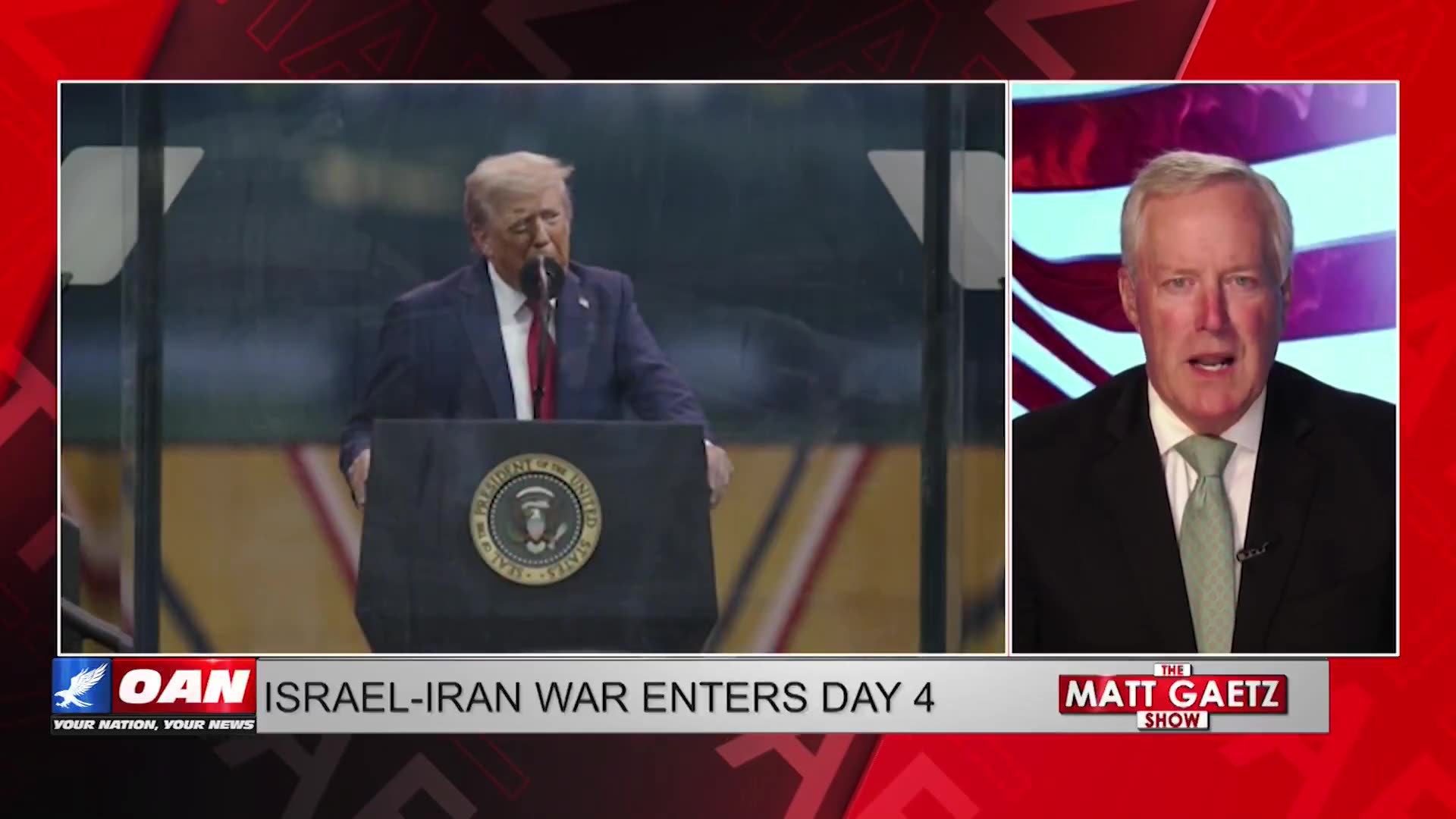 Former Trump Chief of Staff Mark Meadows Does Not Believe America Will Join Middle East War