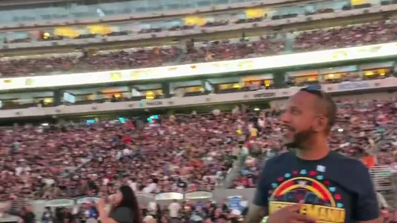 Donald Trump is met with resounding boos at the WWE’s Summer Slam event.