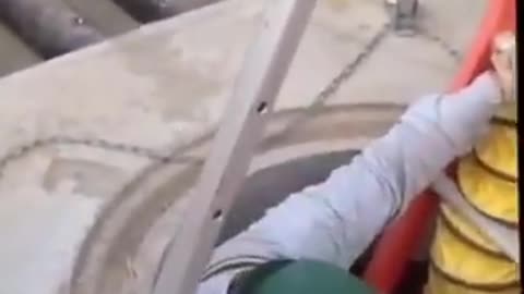 Whole Man in a Manhole