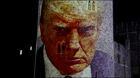 Trump-Epstein images cast on Windsor Castle during UK state visit