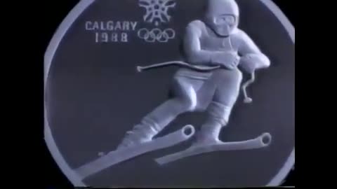 Calgary Olympics 1988 Official Commemorative Silver Coin Set TV Commercial Royal Canadian Mint