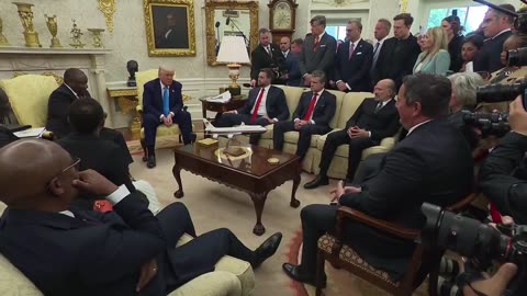 Trump confronted South Africa's President who ignored the targeted killings of white farmers