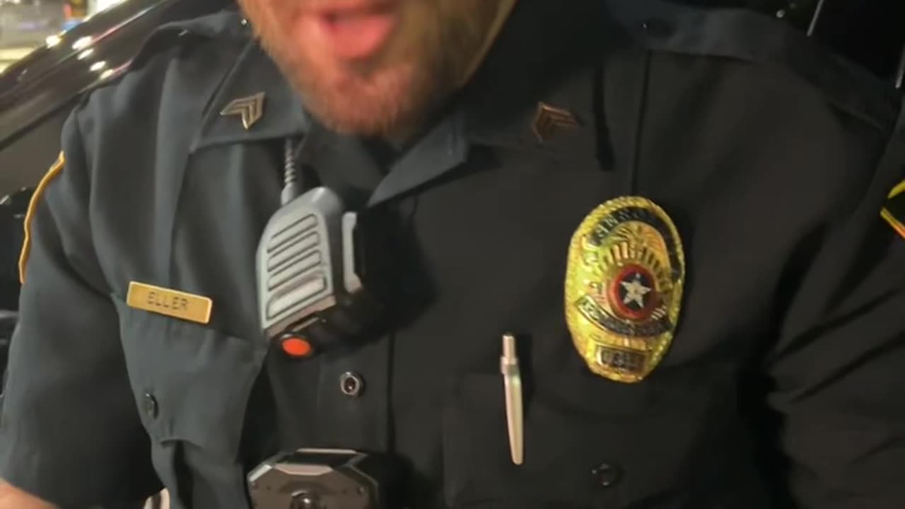 I Got a Sticker From a Police Officer