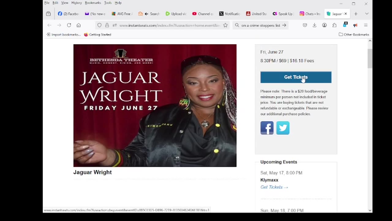 Jaguar Wright Bethesda Theater