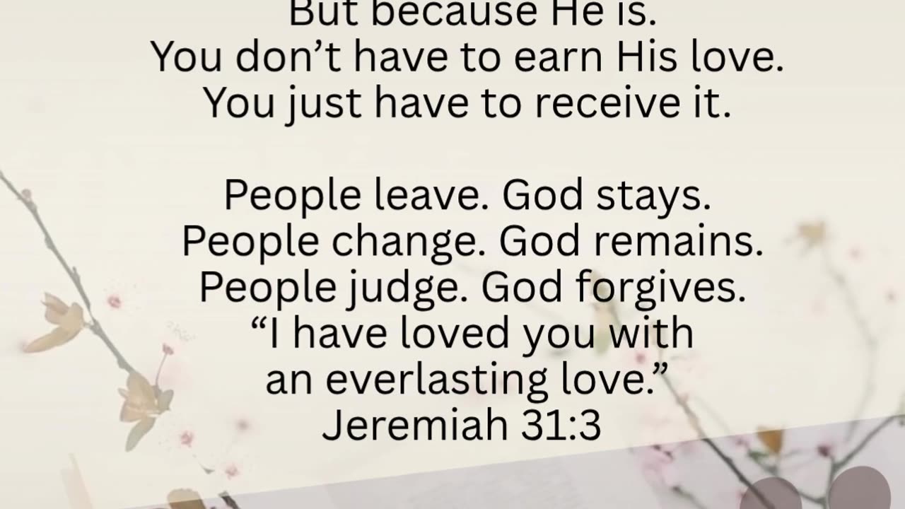 God's everlasting love
