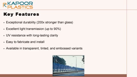 High-Performance Polycarbonate Sheet Solutions by Kapoor Plastics