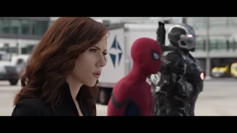 Team Iron Man vs Team Cap - Airport Battle Scene - Captain America: Civil War - Movie CLIP HD