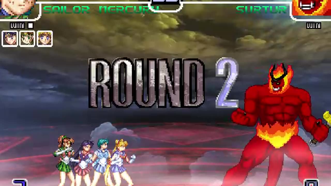 Sailor Moon, Sailor Mars, Sailor Jupiter, and Sailor Mercury (Me) Vs Darkseid
