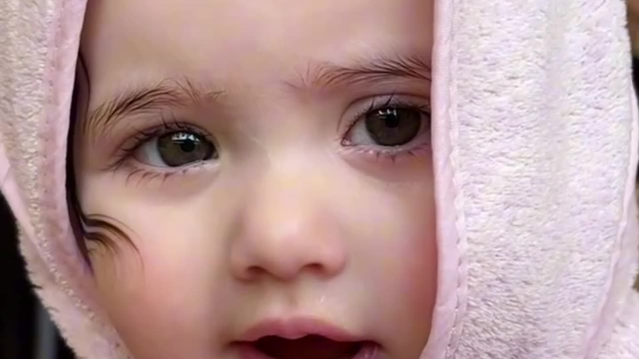 Cute baby.