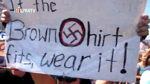 Estadounidenses protestan contra medidas totalitarias de Trump