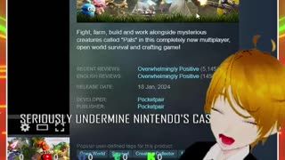 What the hell is going on with Nintendo vs. Palworld right now!? #gaming #palworld #pokemon