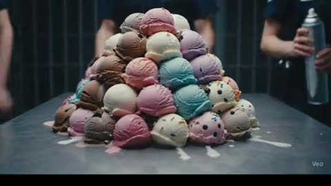 Finish Ice Cream Tower & Get Released From Prison #icecream #viral #fyp #shorts