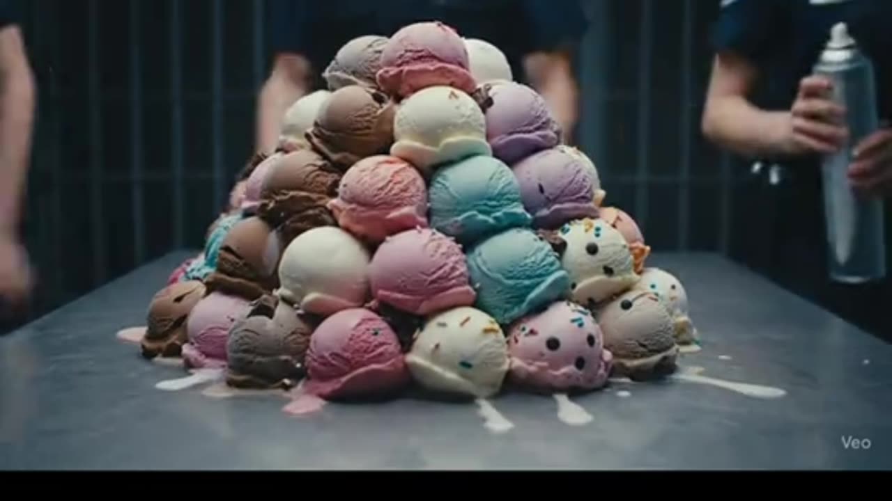 Finish Ice Cream Tower & Get Released From Prison #icecream #viral #fyp #shorts
