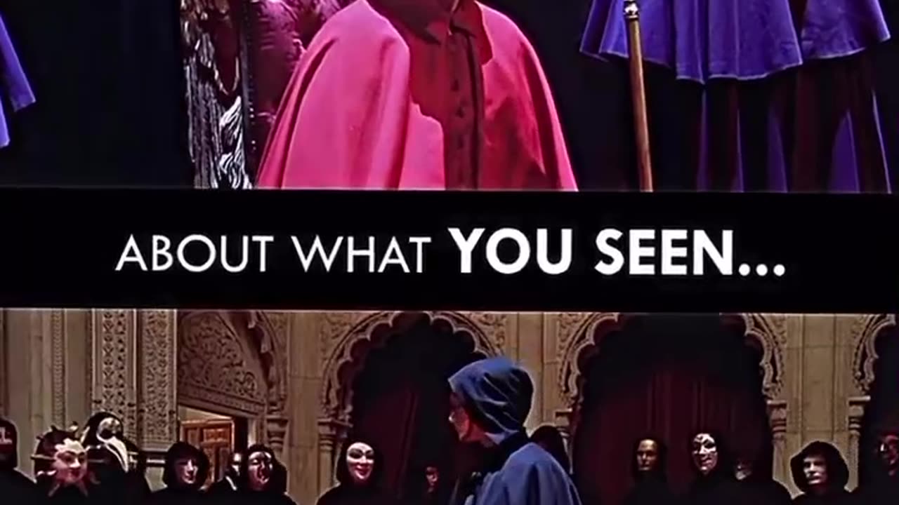 Eyes Wide Shut was clearly an exposé about who the rulers over us really are...