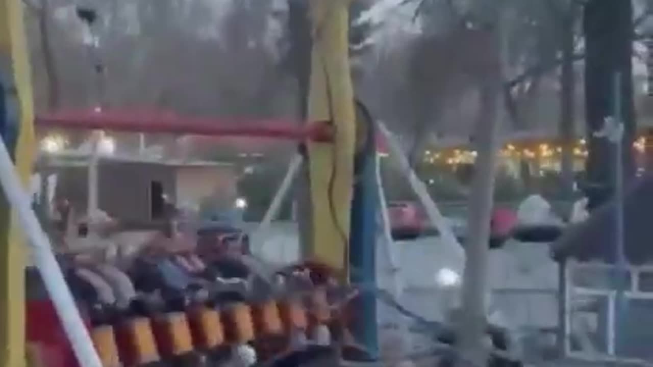 ⚠️ Chaos in Bishkek — teen catapulted off ride as harness bursts mid-air.