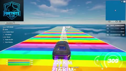 Fortnite Rumble Royale: Test Driving a Car