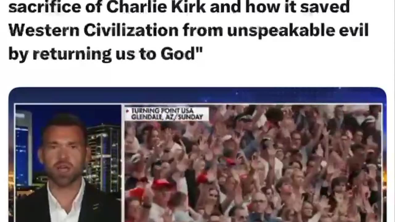Charlie Kirk and how it saved Western Civilization from unspeakable evil