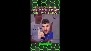 This video proves Charlie Kirk was not shot in the neck.