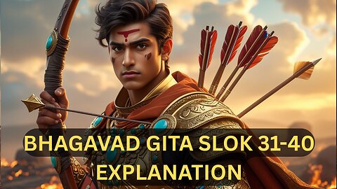 BHAGAVAD GITA 2.31-2.40 Explanation | कर्मयोग और क्षत्रिय धर्म का संदेश | Hare Krishna Bhakti Vibes