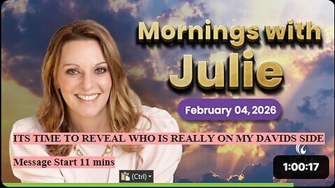 Julie Green subs ITS TIME TO REVEAL WHO IS REALLY ON MY DAVIDS SIDE