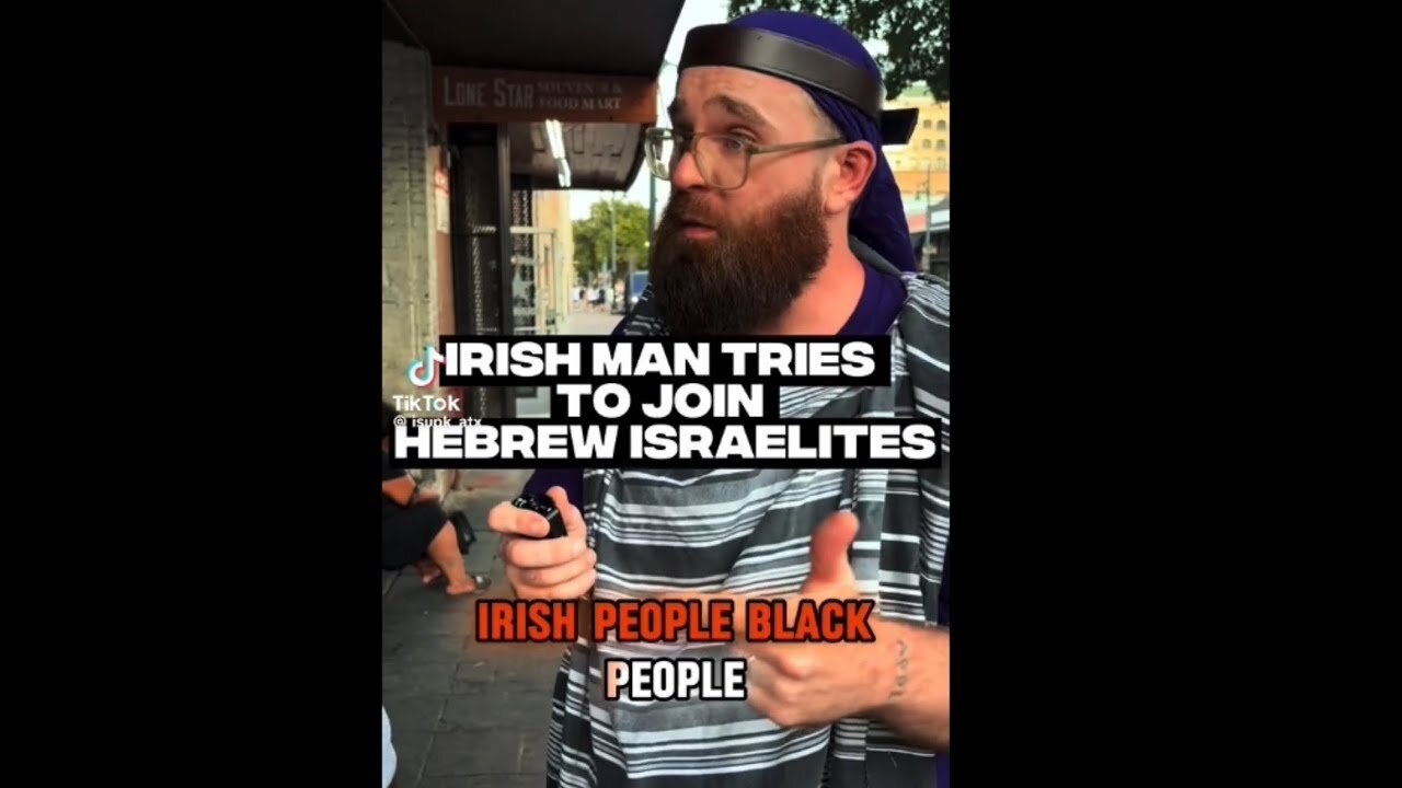 RE: IRISH MAN TRIES TO JOIN THE HEBREW ISRAELITES #speckledbird